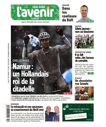 L’Avenir - Lundi 24 Décembre 2018