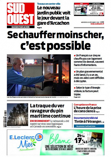 Sud Ouest Bassin d’Arcachon - Mercredi 26 Décembre 2018