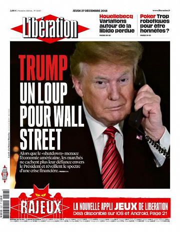 Libération du Jeudi 27 Décembre 2018