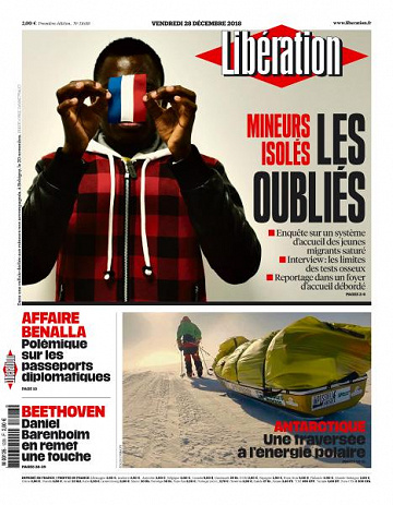 Libération du Vendredi 28 Décembre 2018
