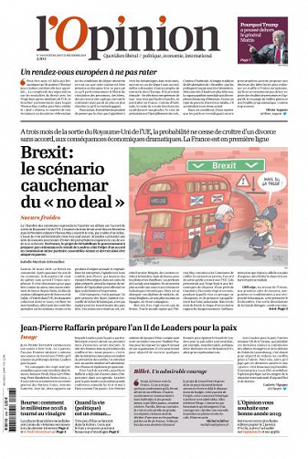 L’Opinion du Samedi 29 Décembre 2018