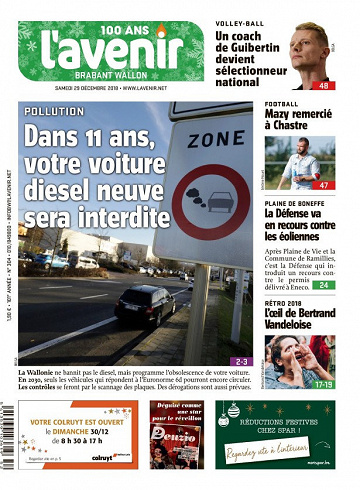 L’Avenir - Samedi 29 Décembre 2018