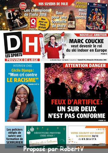 La Dernière Heure (5 éditions) - Samedi 29 et Dimanche 30 Décembre 2018