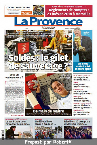 La Provence Marseille - Samedi 29 Décembre 2018