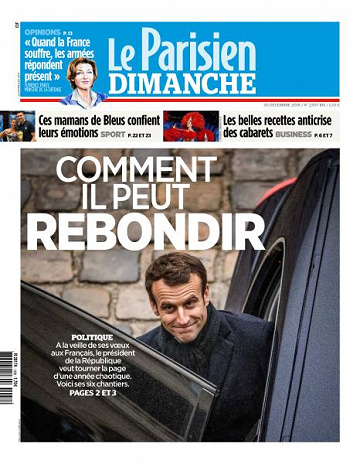 Le Parisien du Dimanche 30 Décembre 2018