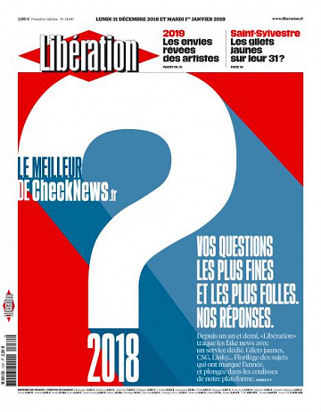 Libération du Lundi 31 Décembre 2018 et Mardi 1er Janvier 2019