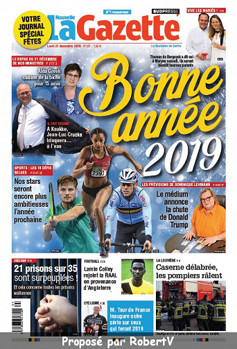 La Nouvelle Gazette (2 éditions) - Lundi 31 Décembre 2018