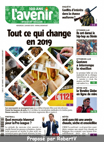 L’Avenir - Mercredi 2 Janvier 2019