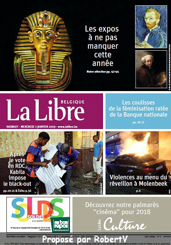 La Libre Belgique - Mercredi 2 Janvier 2019