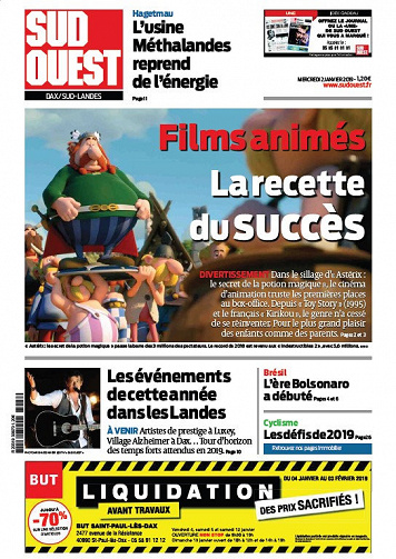 Sud Ouest Dax - Sud-Landes - Mercredi 2 Janvier 2019