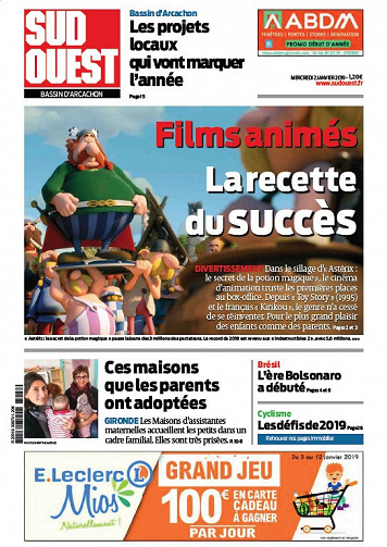 Sud Ouest Bassin d’Arcachon - Mercredi 2 Janvier 2019