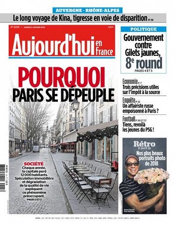 Aujourd’hui en France du Samedi 5 Janvier 2019