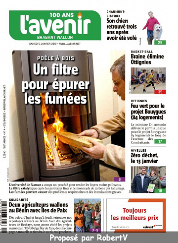L’Avenir (2 éditions) - Samedi 5 Janvier 2019