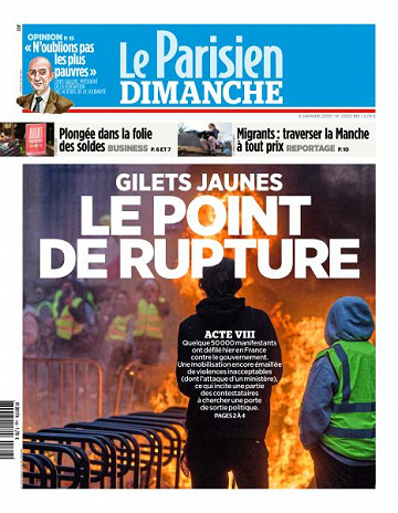 Le Parisien du Dimanche 6 Janvier 2019