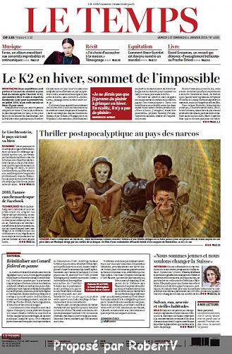 Le Temps - Samedi 5 et Dimanche 6 Janvier 2019