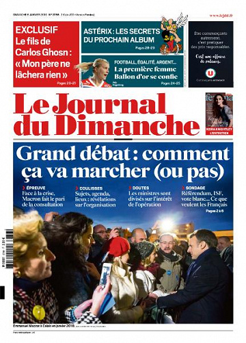 Le Journal du Dimanche - 6 Janvier 2019