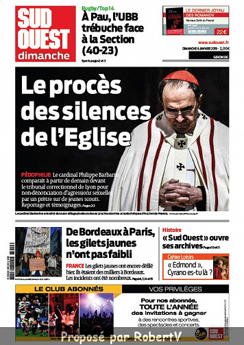 Sud Ouest Dimanche - Gironde - Dimanche 6 Janvier 2019