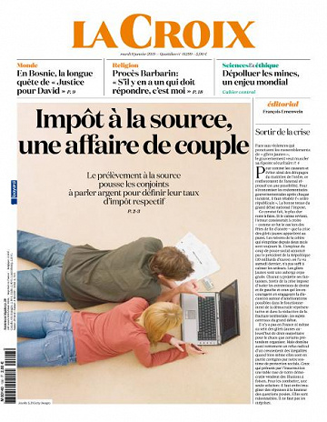 La Croix du Mardi 8 Janvier 2019