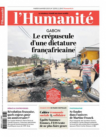 L’Humanite du Mardi 8 Janvier 2019