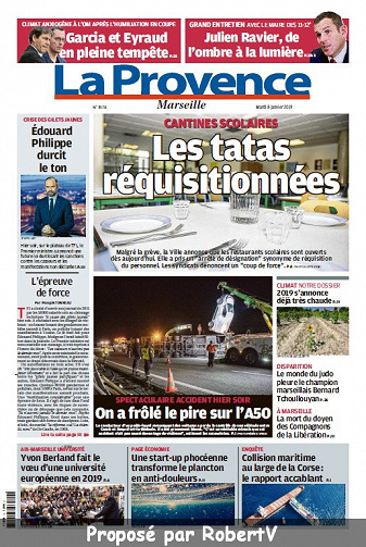 La Provence Marseille - Mardi 8 Janvier 2019