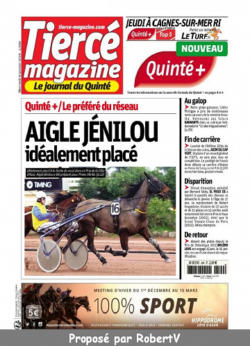 Tiercé Magazine - Mercredi 9 Janvier 2019
