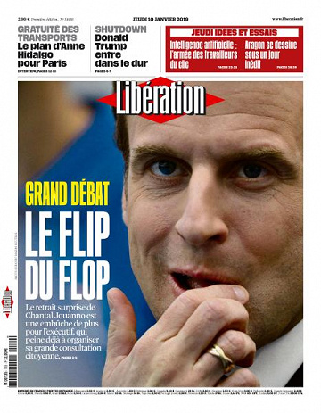 Libération du Jeudi 10 Janvier 2019