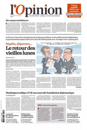 L’Opinion du Mercredi 9 Janvier 2019