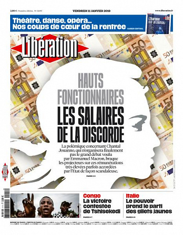 Libération du Vendredi 11 Janvier 2019