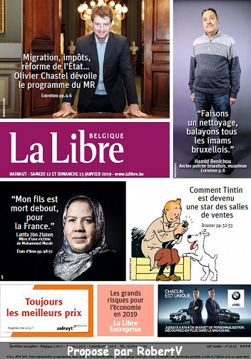 La Libre Belgique - Samedi 12 et Dimanche 13 Janvier 2019