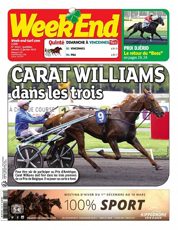 Week End - Samedi 12 Janvier 2019