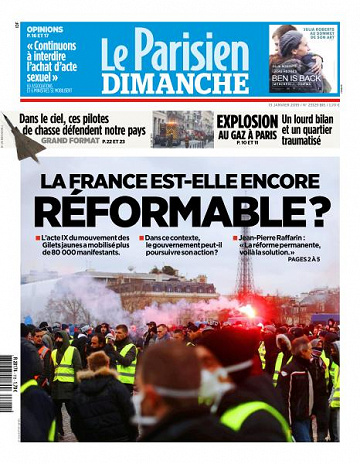 Le Parisien du Dimanche 13 Janvier 2019