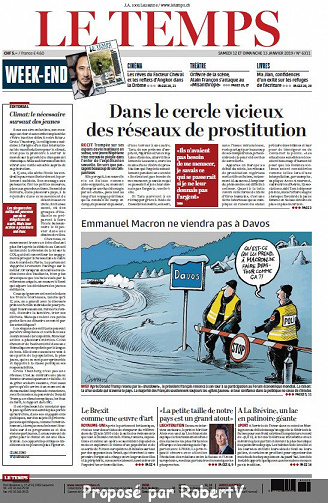 Le Temps - Samedi 12 et Dimanche 13 Janvier 2019