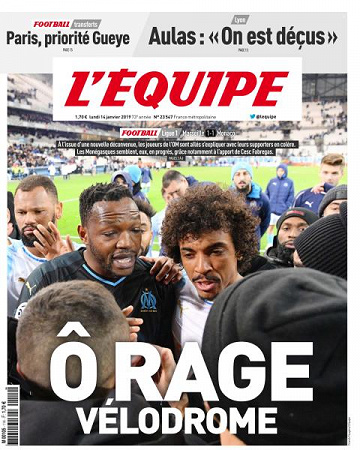 L’equipe du Lundi 14 Janvier 2019