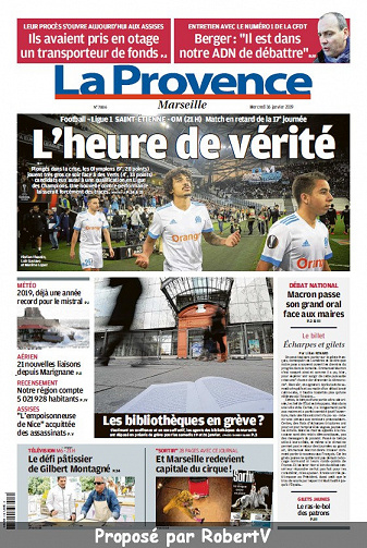 La Provence Marseille - Mercredi 16 Janvier 2019