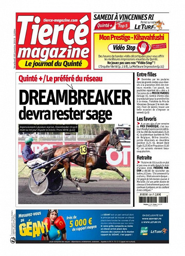 Tiercé Magazine - Vendredi 18 Janvier 2019