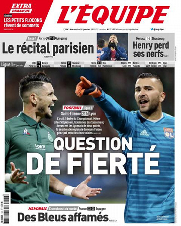 L’equipe du Dimanche 20 Janvier 2019
