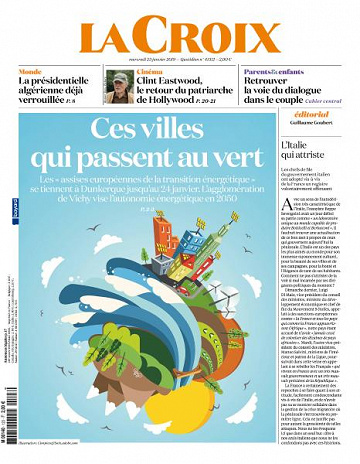 La Croix du Mercredi 23 Janvier 2019