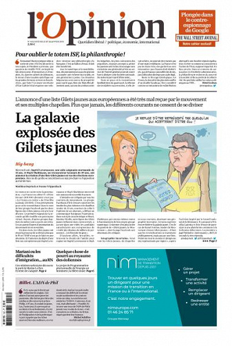 L’Opinion du Vendredi 25 et Samedi 26 Janvier 2019
