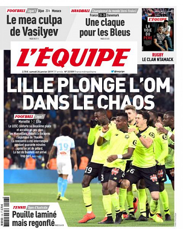 L’equipe du Samedi 26 Janvier 2019
