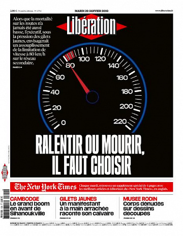 Liberation du Mardi 29 Janvier 2019