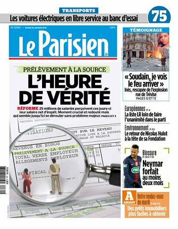 Le Parisien du Mardi 29 Janvier 2019