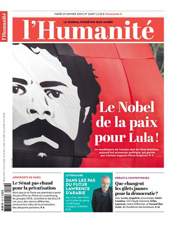 L’Humanite du Mardi 29 Janvier 2019