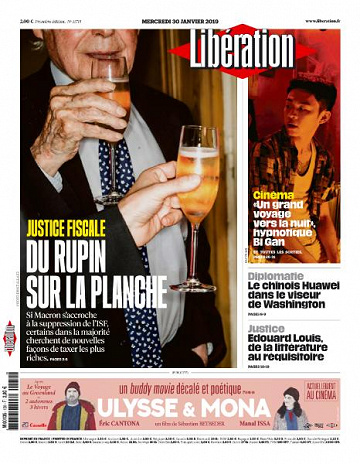 Liberation du Mercredi 30 Janvier 2019
