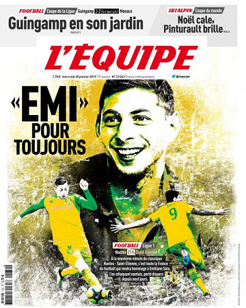L’equipe du Mercredi 30 Janvier 2019