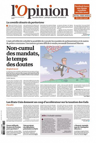 L’Opinion du Mercredi 30 Janvier 2019