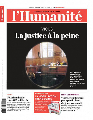 L’Humanite du Jeudi 31 Janvier 2019