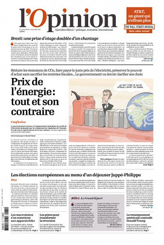 L’Opinion du Jeudi 31 Janvier 2019