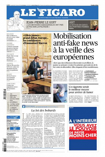 Le Figaro du Vendredi 1er Février 2019