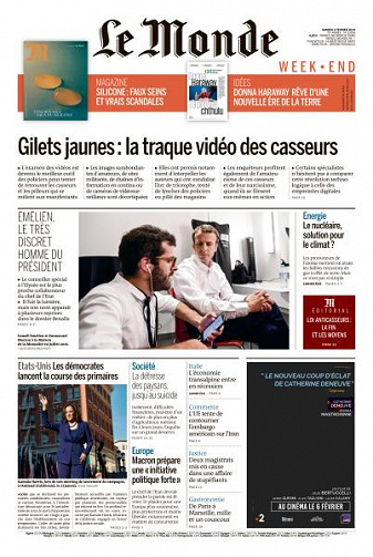 Le Monde du Samedi 2 Février 2019