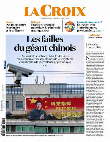 La Croix du Lundi 4 Février 2019